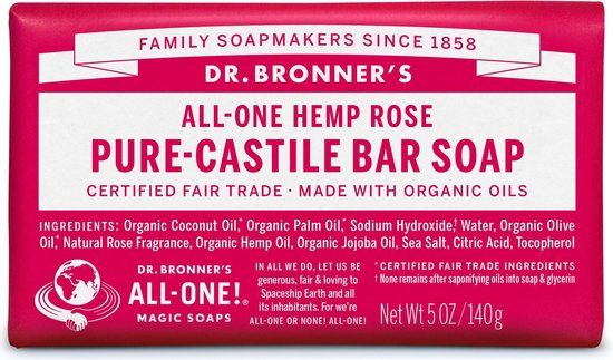 Dr. Bronner's Zeep Roos 140 g