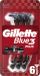 GILLETTE Blue3 Plus Rot Einwegrasierer Herrenrasierer mit 3 Klingen 6 Stück