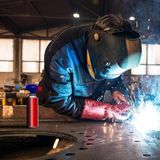 Brander pour flamber, résistant aux températures jusqu'à 1300 °C, adapté à la cuisine et à la maison (par exemple pour la crème brûlée) – acier inoxydable, bleu