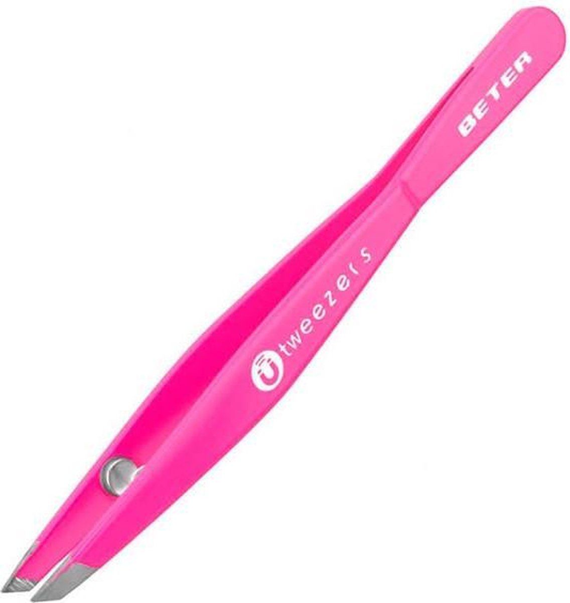 Beter Tweezers Magnetic Slanted Tip Pink - 8412122091088