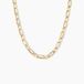 Collier Danae Plaquette Or Bicolore