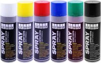 Südor Spuitverf set 6 kleuren 6x200 ml