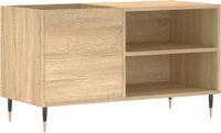 vidaXL Platenkast 85x38x48 cm bewerkt hout sonoma eikenkleurig