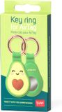 LEGAMI sleutelhanger voor Apple AirTag - Avocado - Groen