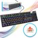 Silvergear Gaming Keyboard Mechanisch - Afneembare Cover - Letters Vervagen Niet - RBG LED Verlichting - Zwart