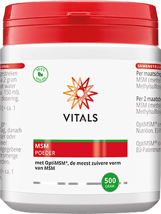 Vitals - MSM poeder met OptiMSM - 500 gram