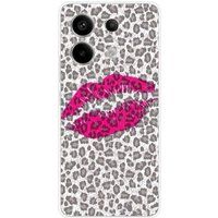 Xiaomi Siliconen hoesje compatibel met Xiaomi Redmi Note 13 Pro 5G Leopard Kiss