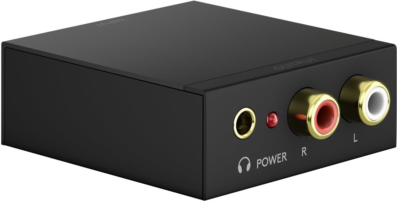 Goobay 58493 Audio Converter - Black