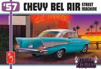 AMT Modelbouwpakket Auto - 1460 Chevrolet '57 Chevy Bel Air Street Machine - Kustom Kruisers - Amerikaanse Auto Plastic - 1:25 - Modelbouw