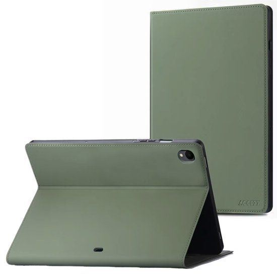 Accezz Tablet Hoes - Geschikt voor Samsung Galaxy Tab S11 - Classic Tablet Case - Groen