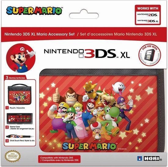 Hori NEW Nintendo 3DS Mario Accessoire Set