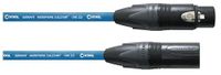 Cordial CMP FM BL Select Microfoonkabel – XLR mannelijk/vrouwelijk – Blauw