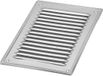 KOTARBAU Vierkant ventilatierooster - Roestvrij staal - 16,5x23 cm