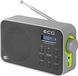 ECG RD 110 DAB Black Draagbare radio Zwart