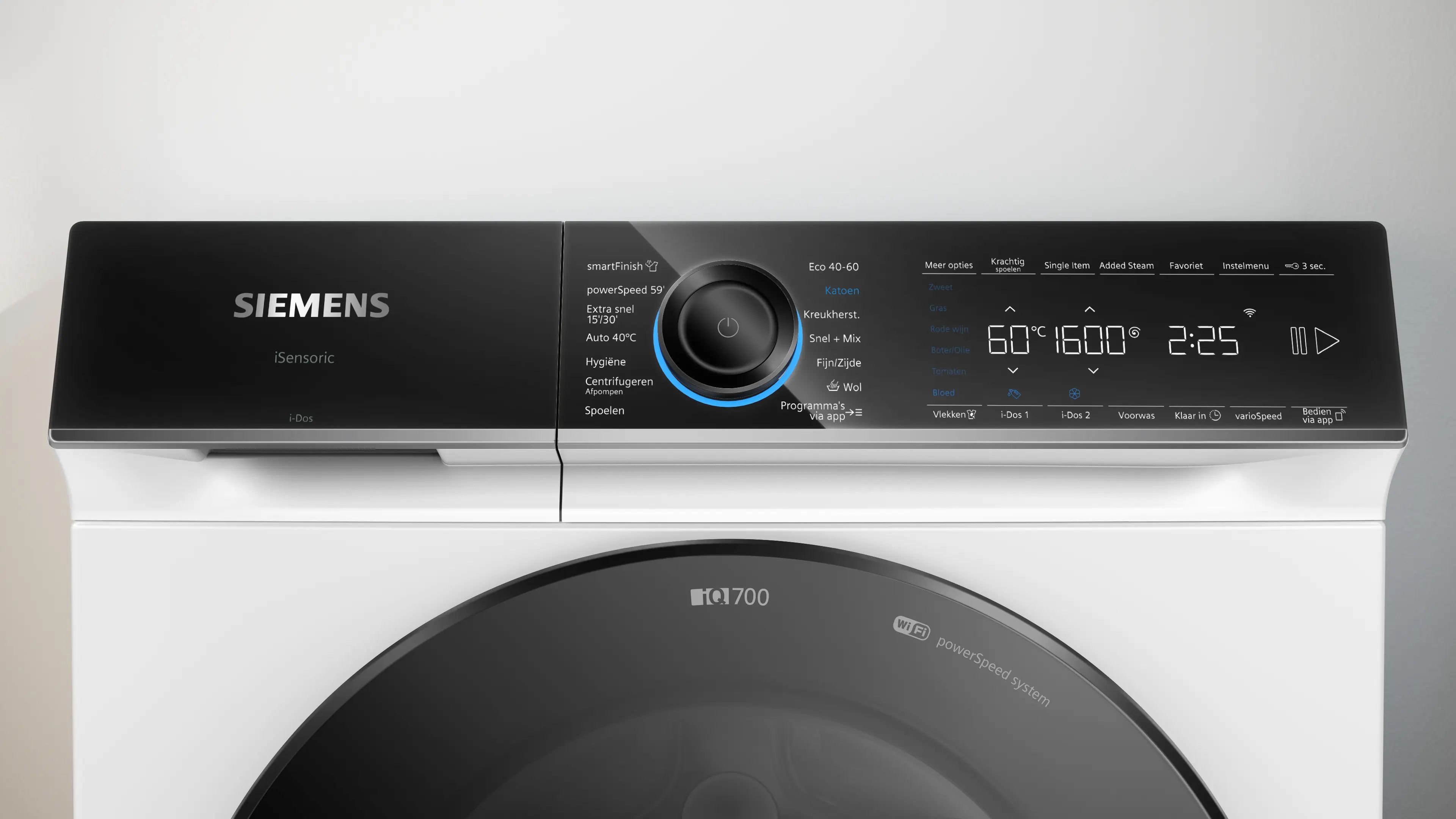 Siemens WG66B2ABNL iQ700 Wasmachine met stoom - 11 kg - 1600 rpm - Automatisch doseren - Home Connect