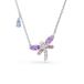 Swarovski x Ariana Grande hanger, Verschillende slijpvormen, Libelle, Meerkleurig, Rodium toplaag
