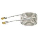 Schwaiger KVCHD75532 coax-kabel 7,5 m F Wit