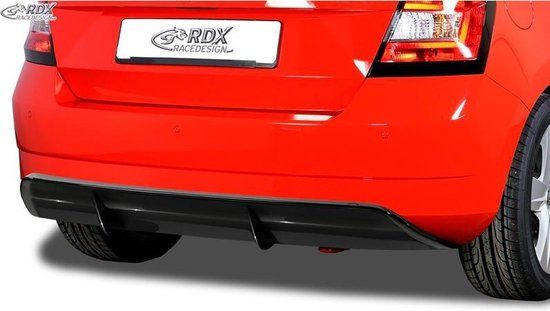 RDX Racedesign Achterskirt 'Diffusor' Skoda Fabia III HB (NJ) 2014- (ABS zwart glanzend)