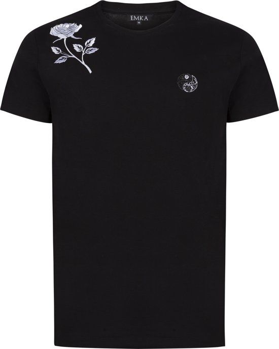 EMKA T-shirt zwart - Unisex - 7448135925998