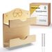 Porte-verre de sauna Golhouder - Bois - 2 personnes - Matériel de fixation inclus