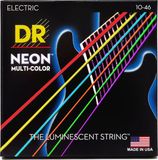 Strings DR Strings NMCE-10 Neon Multi-Color Elektrische Snaren (10-46), K3 Coating