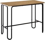 vidaXL Eettafel 100 x 50 x 75 cm Bewerkt hout Artisanaal eiken