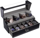 ProCase Horlogebox 2-laags - Zwart