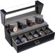 ProCase Horlogebox 2-laags - Zwart
