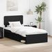 Maison Exclusive - Lit, noir, 90 x 200 cm, pin massif