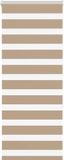 vidaXL Zebra Blind 60x150 cm Polyester Zandbruin