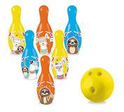 MONDO 28590 Skittles Llama Toys Friends-Bowlingset