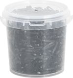 vidaXL Haarelastiekjes paard 1500 st silicone zwart