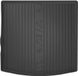 FROGUM DRY ZONE Tapis de coffre - Convient pour MITSUBISHI OUTLANDER III (2012-2022) - 7 places (3ème rangée rabattue) - Caoutchouc TPE - Noir