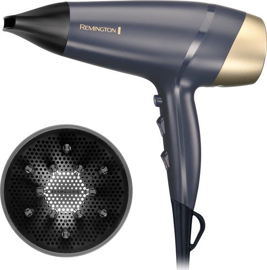 Remington D5805 Sapphire Luxe haardroger 2200 W Blauw, Champagne