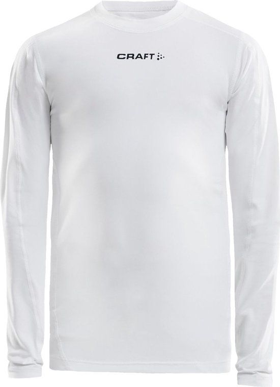 Craft Pro Control Compression Long Sleeve Jr - White - 158/164