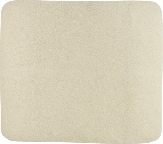 Meyco Baby Uni aankleedkussenhoes - badstof - soft sand - 85x75cm