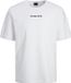 JACK&JONES JCOSTAGGER TEE SS CREW NECK LN Blanc XL