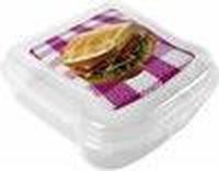 Hega Sandwich Box RVS Rood