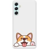 Samsung Siliconen hoesje compatibel met Galaxy A24 4G Hello Corgi