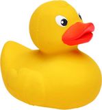 Lanco Toys Lanco rubberen badspeeltje - badeend - Rena - geel