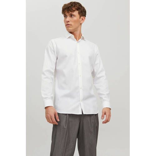 JACK & JONES ESSENTIALS Slim Fit Overhemd - JPRBLAPARKER - White