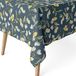 MARTINA HOME Tafelkleed van hars, Olga, blauw, 180 x 140 cm