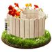 be4nature Rolboarder bois 100 x 10 cm Beige Bordure non imprégnée jardin Clôture de jardin Bordure de pelouse