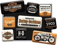 Nostalgic-Art Magneet Set Harley-Davidson