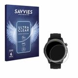 Savvies Screenprotector voor AGM Legion Watch 1.43" - Folie Beschermfolie transparant 6 Stuks