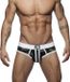 Addicted AD764 CAMO STRIPE BRIEF WHITE