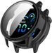 Strap-it hard case hoesje met screenprotector geschikt voor Garmin Vivoactive 6 (zwart)