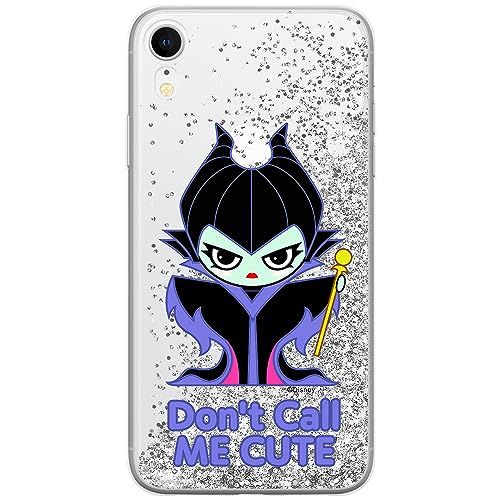 ERT GROUP mobiele telefoonhoesje voor Apple iPhone XR - Disney Maleficent 003 - Glitter Effect