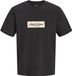 JACK & JONES JORNORREBRO BOX LOGO SS CN FST Heren T-shirt Zwart Maat S