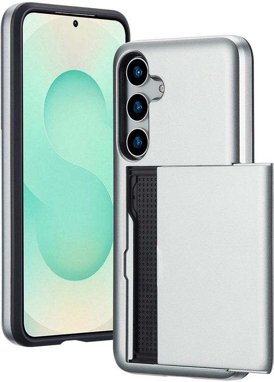 imoshion Hoesje met Pasjeshouder - Geschikt voor Samsung Galaxy S25 Plus - Grijs